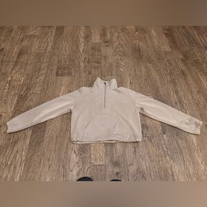 Lululemon Athletica Cream Quarter-Zip Pullover